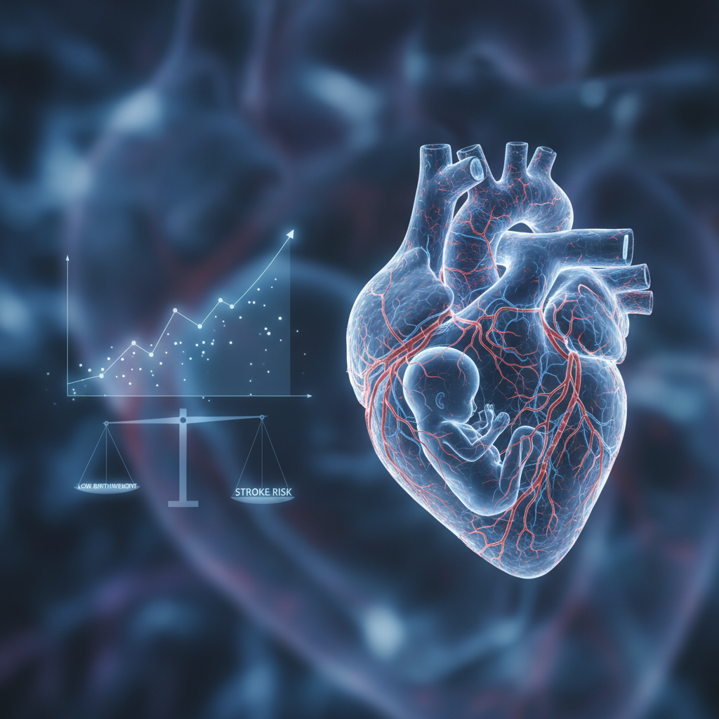 El bajo peso al nacer podría señalar mayor riesgo de ictus en la adultez joven — pero la evidencia presentada todavía es insuficiente para afirmarlo