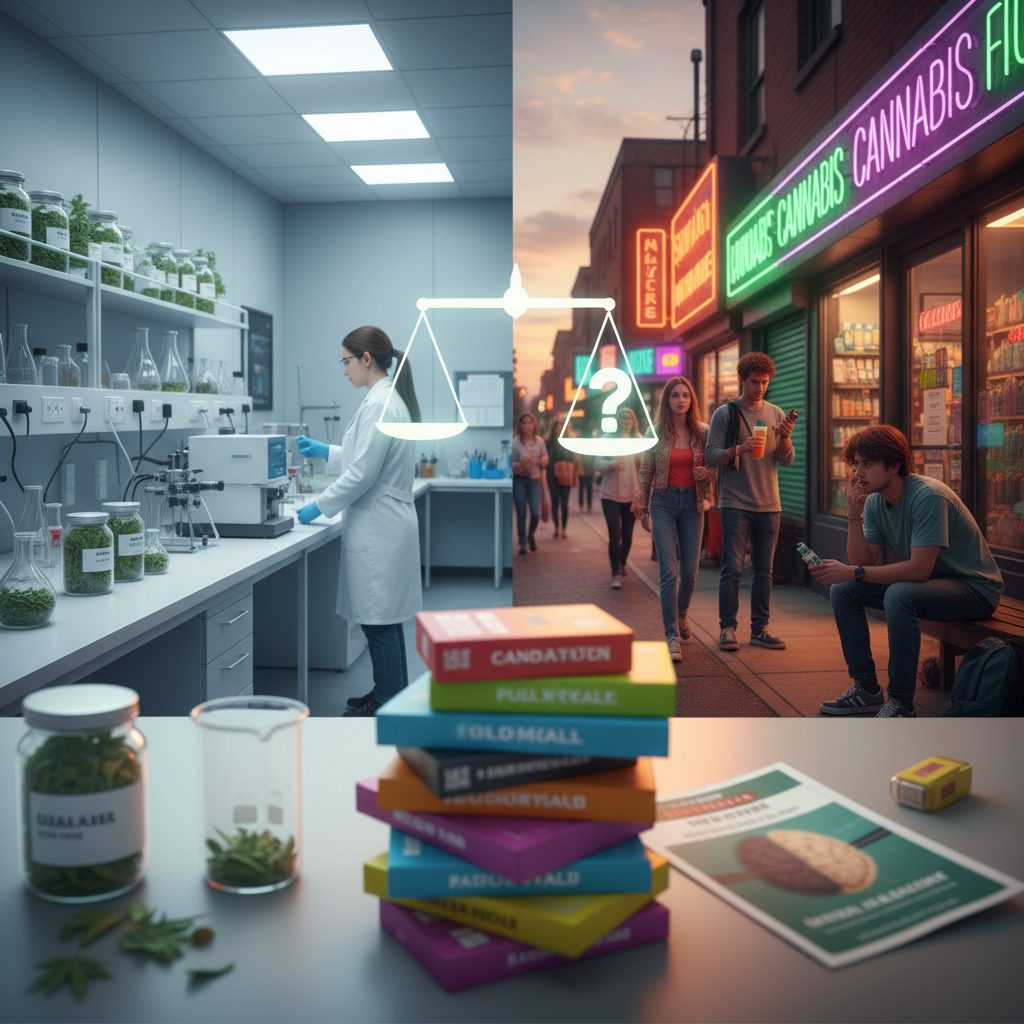 La legalización del cannabis puede impulsar innovación, pero la comercialización no siempre juega a favor de la salud pública