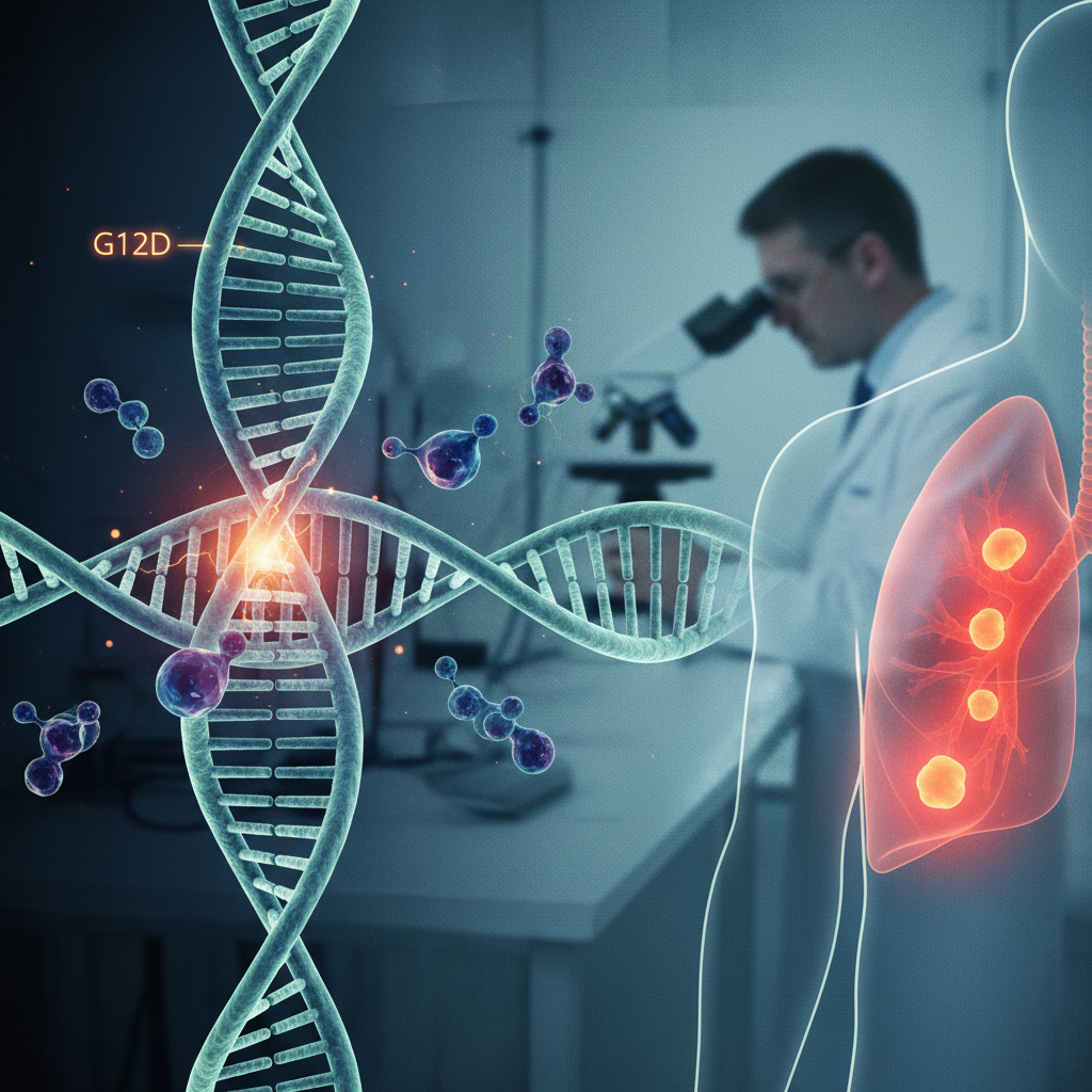 KRAS G12D, un blanco antes visto como intocable, empieza a ceder en cáncer de pulmón, aunque el avance sigue en fase temprana