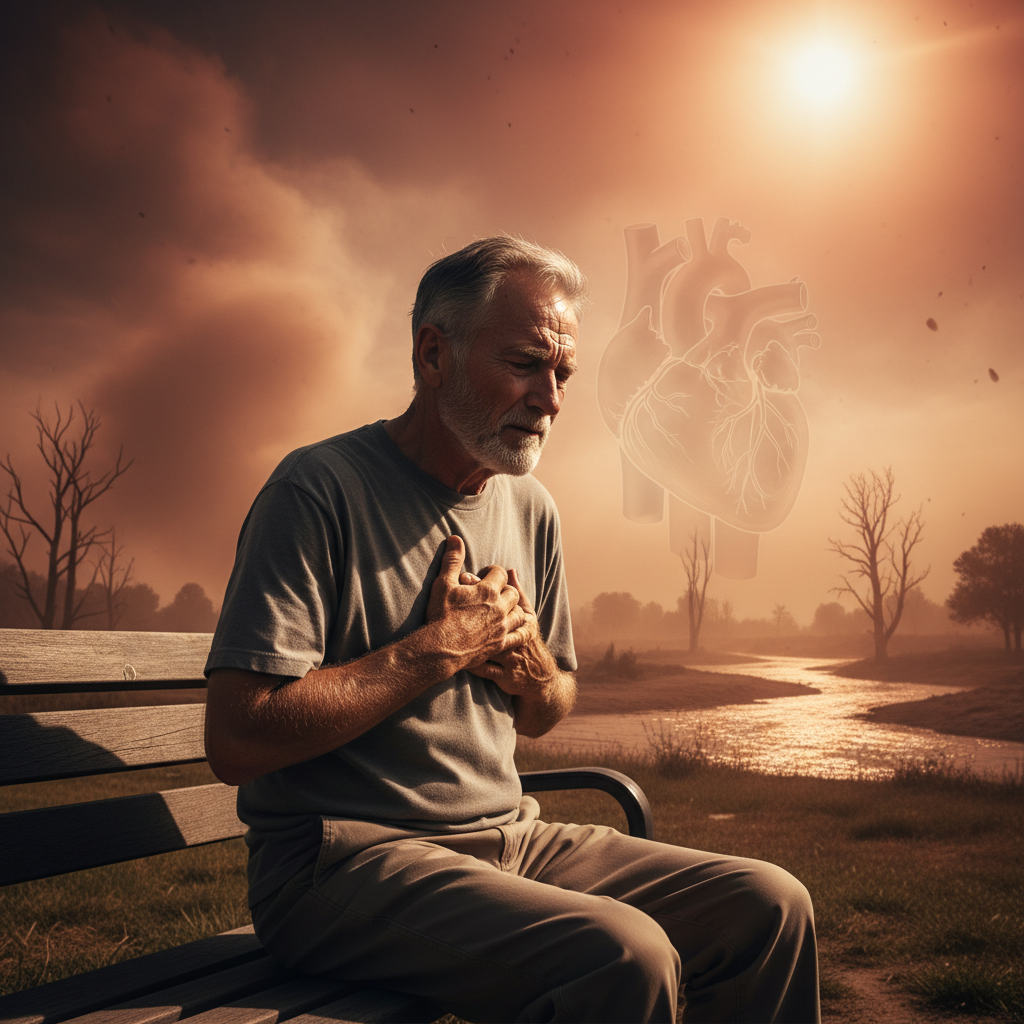 Los eventos climáticos extremos elevan el riesgo cardiovascular, y el calor con contaminación puede ser una combinación especialmente peligrosa