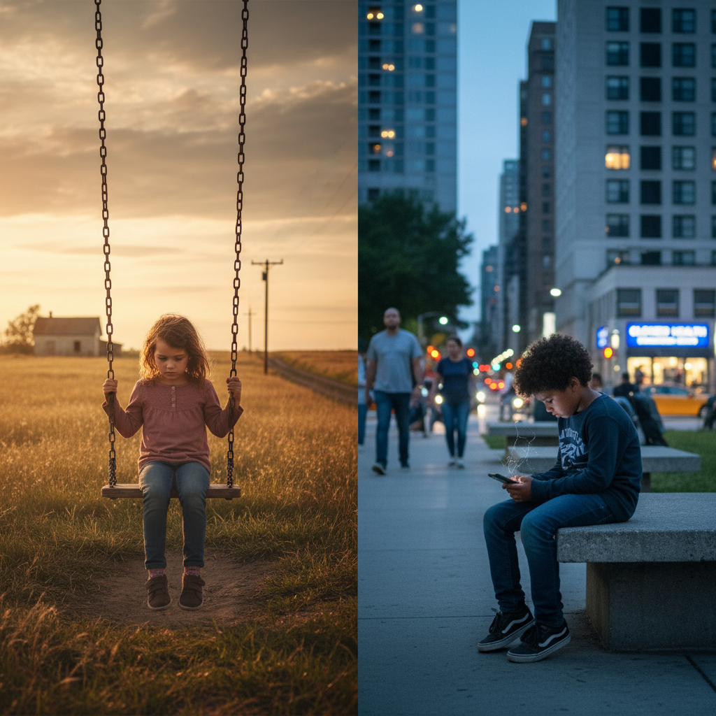 La salud mental infantil no se vive igual en zonas rurales y urbanas, pero la diferencia no es tan simple como parece
