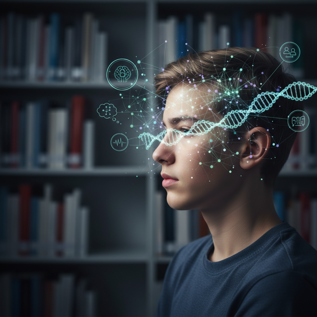 El riesgo genético de esquizofrenia puede empezar a asomar en la adolescencia, pero de forma sutil y lejos de servir como prueba de detección